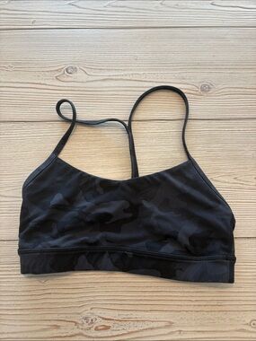 Lululemon Black Camo Bralette - Classic Comfort
